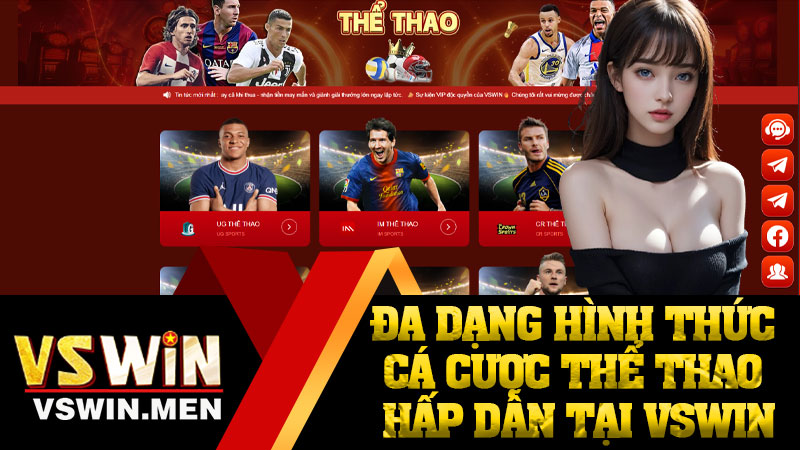 Đa Dạng Hình Thức Cá Cược Thể Thao Hấp Dẫn Tại VSWIN