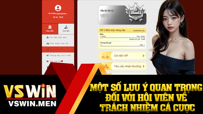 Một số lưu ý quan trọng đối với hội viên về trách nhiệm cá cược